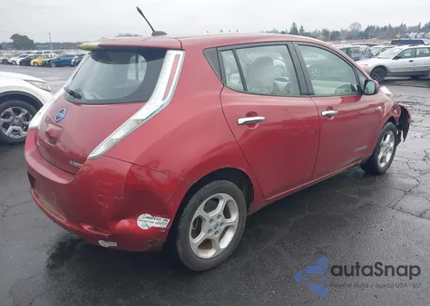 2011 Nissan Leaf Sl z USA, uszkodzony, nr VIN JN1AZ0CP4BT000316